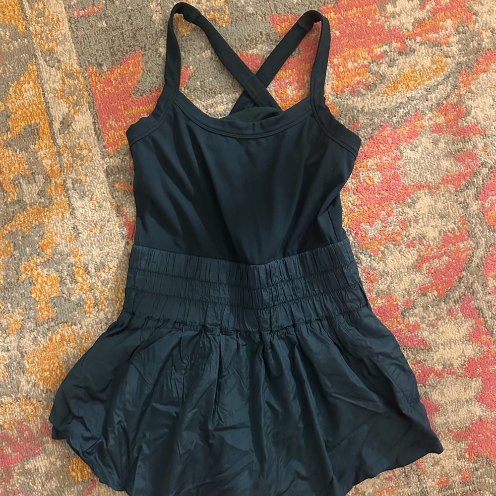 Free People Movement The Way Home Skortsie Size L in emerald jewel color